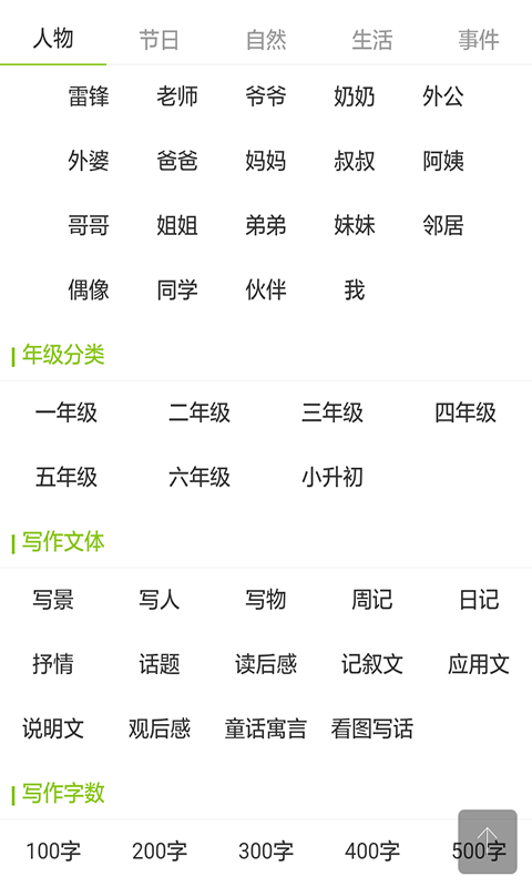 小学生满分作文集锦