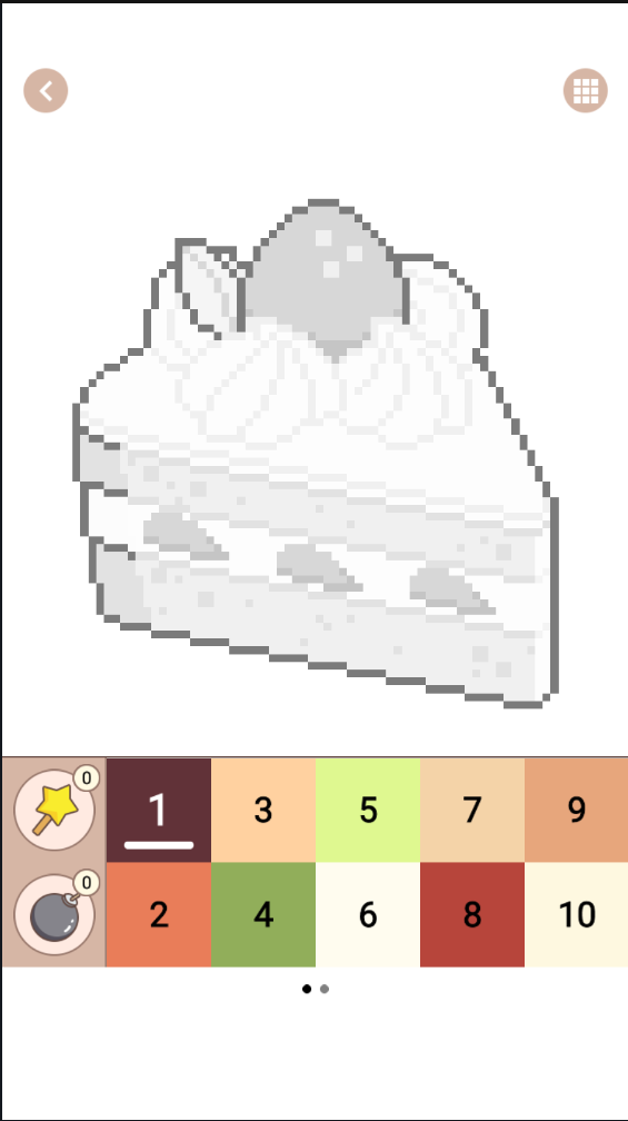 十字绣涂色游戏