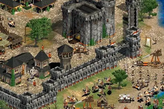 帝国时代2城墙怎么转换方向