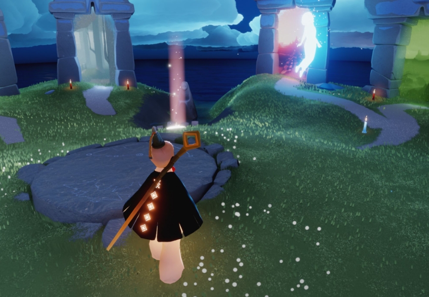 光遇暮土怎么进到灯里