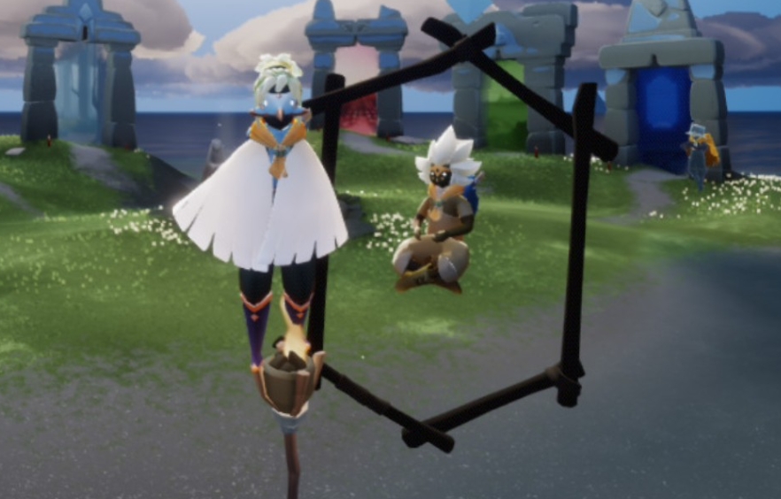 光遇暮土怎么进到灯里