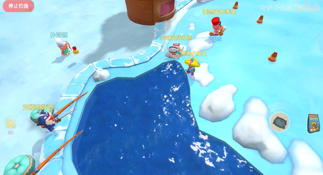 摩尔庄园手游怎么抓​白白鲸