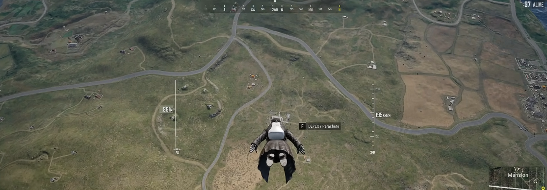 绝地求生怎么跳伞