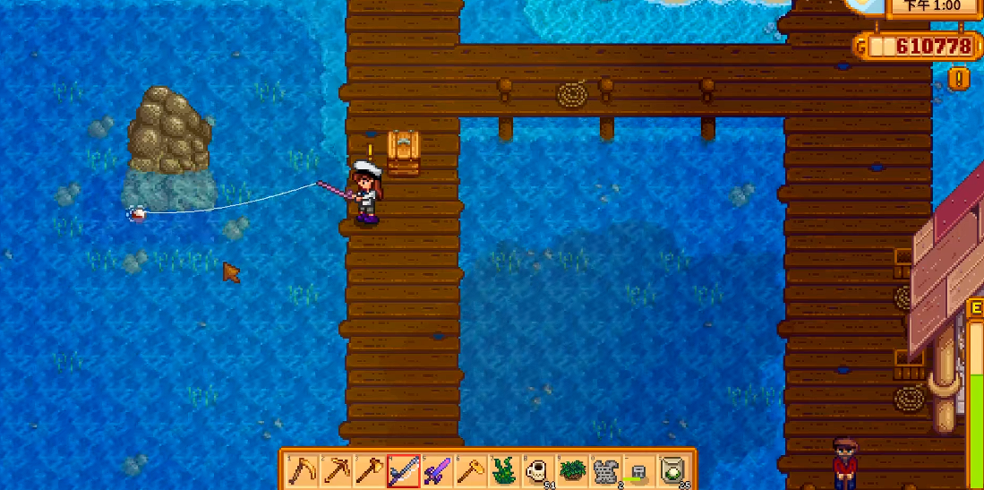 星露谷物语鱼竿选什么