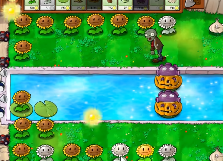 植物大战僵尸泳池关卡怎么打