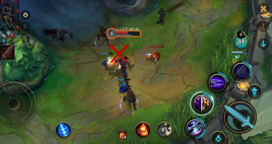 英雄联盟手游劫走哪个位置