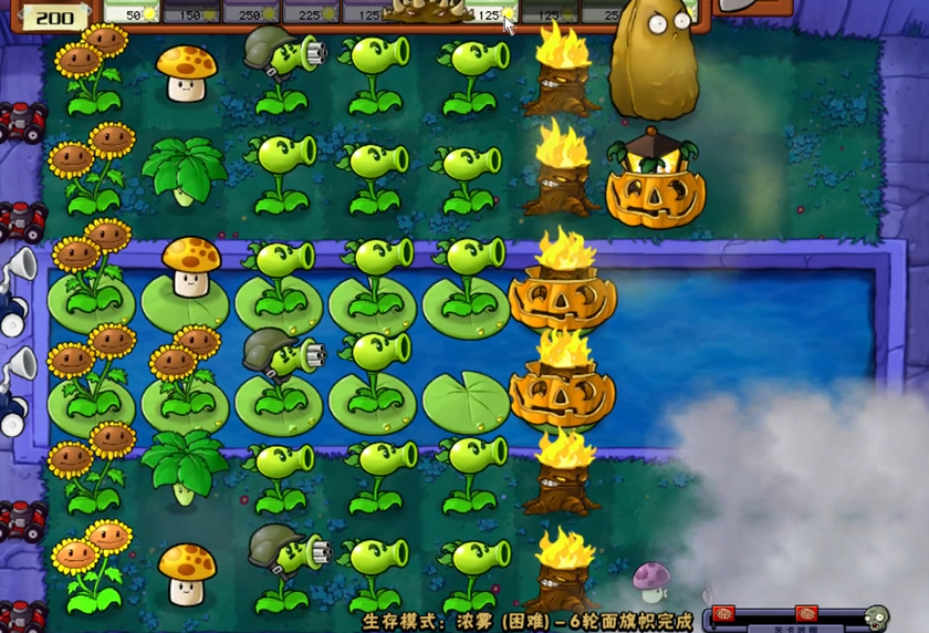 植物大战僵尸的迷雾用什么植物