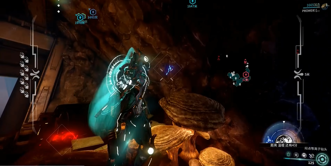 星际战甲矿洞分布图怎么看