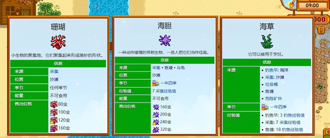 星露谷物语的沙滩在哪里