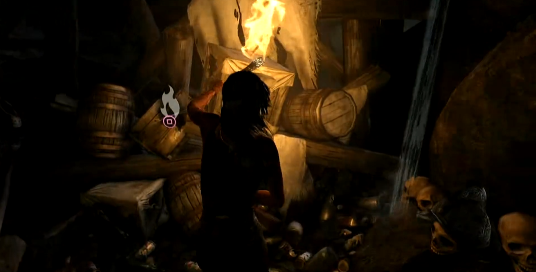 古墓丽影逃出山洞后怎么过关