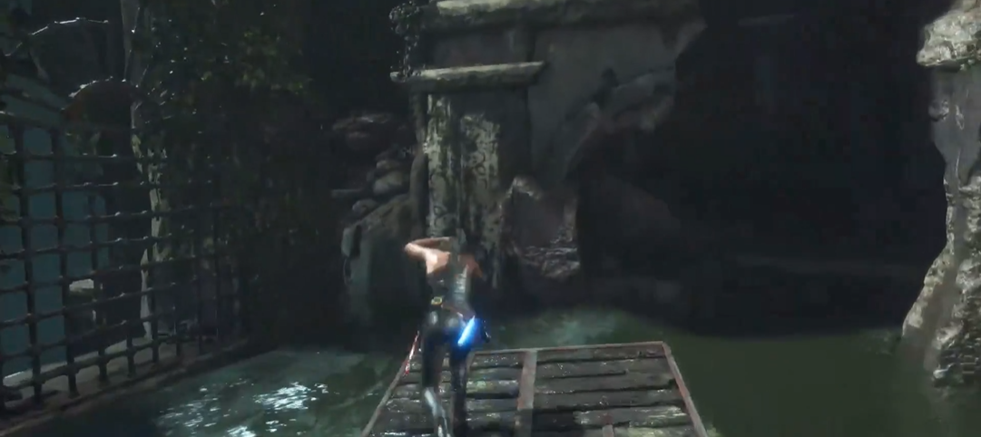 古墓丽影那个水闸门怎么过