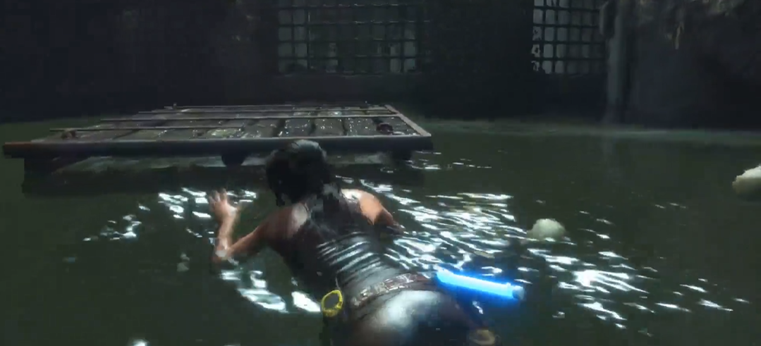 古墓丽影那个水闸门怎么过