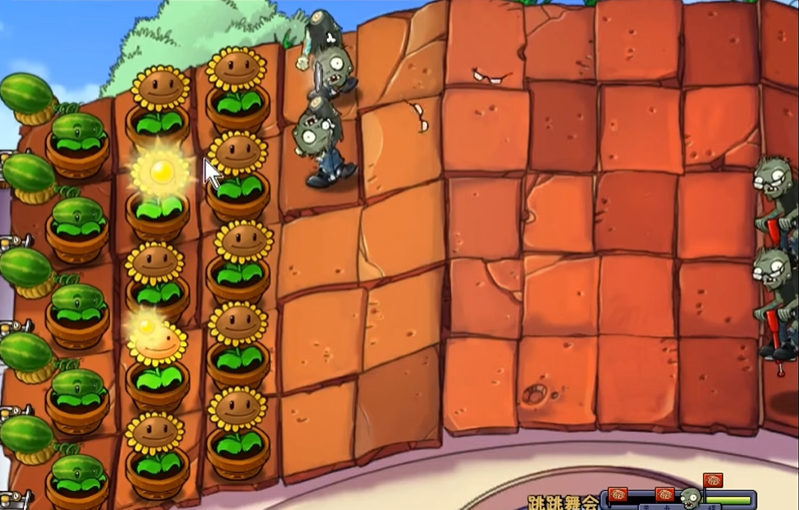 植物大战僵尸中跳跳舞会怎么打