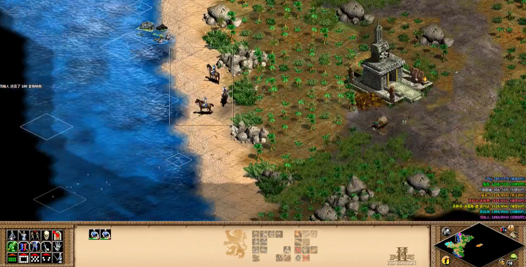 帝国时代2黄金国第一关怎么玩