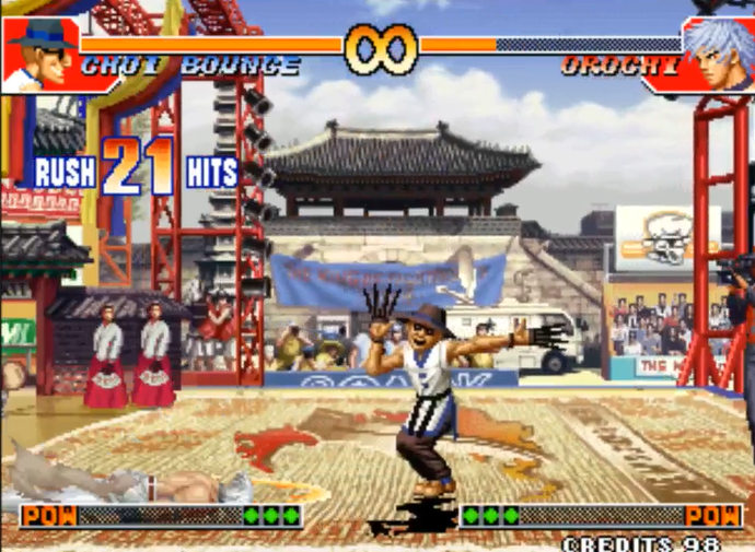 拳皇97猴子怎么一直飞