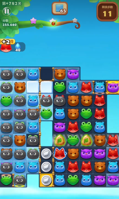 开心消消乐隐藏关782怎么过