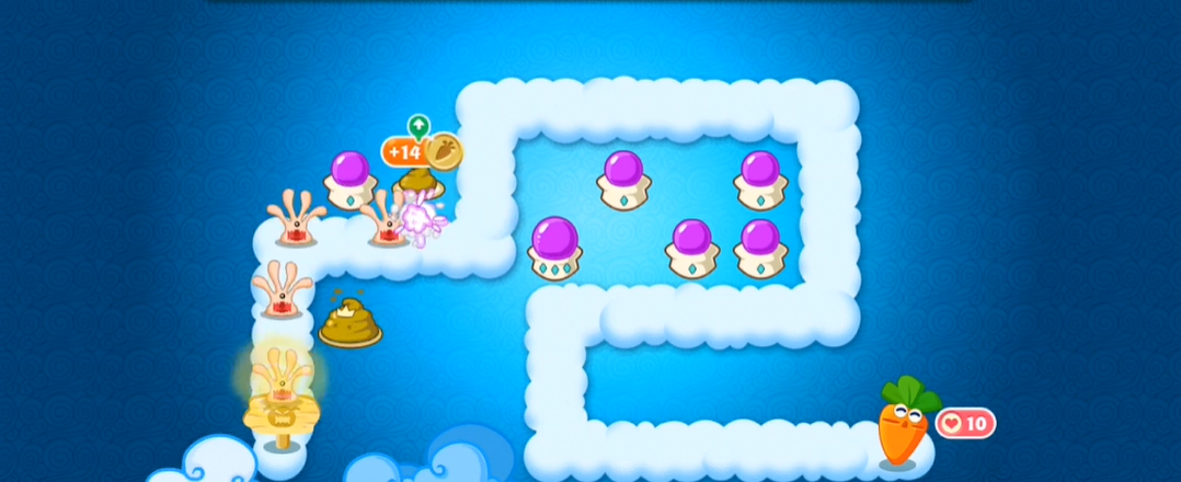 保卫萝卜天际线第九关怎么过