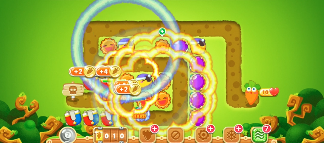 保卫萝卜2挑战模式第16关怎么玩