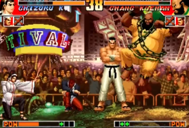 拳皇97神乐怎么打大门