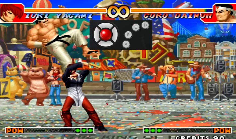 拳皇97八神庵跑抓怎么放