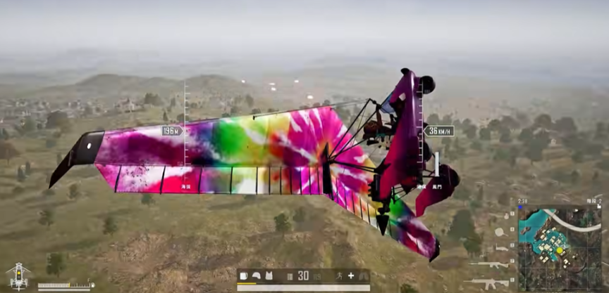 绝地求生滑翔机怎么控制