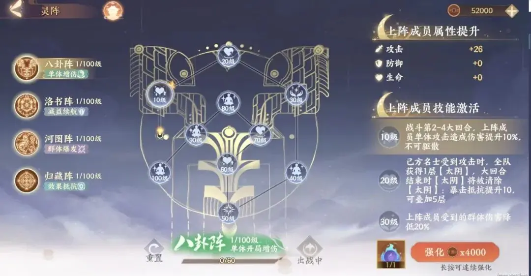 忘川风华录灵阵怎么选