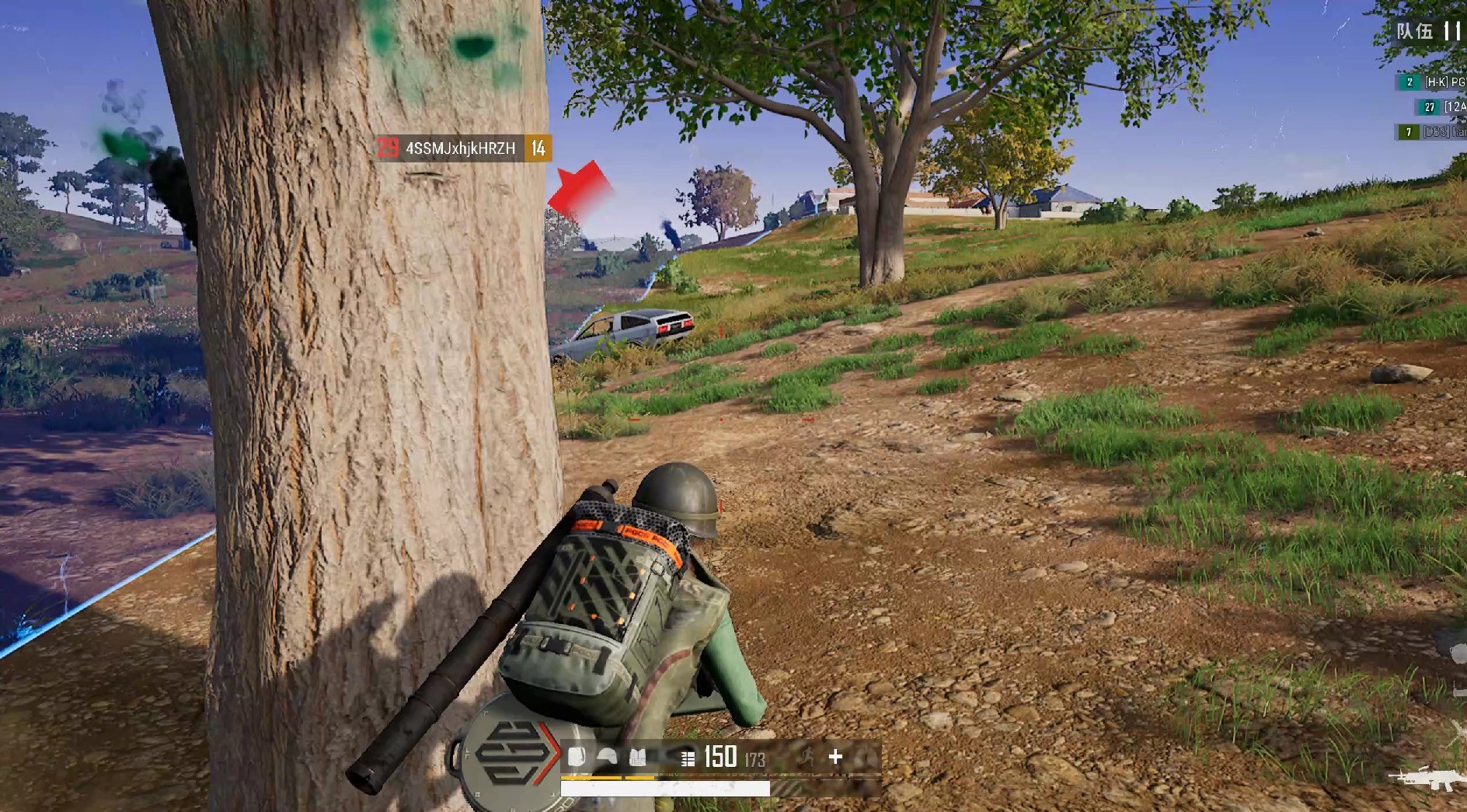 绝地求生中枪怎么判断敌人位置