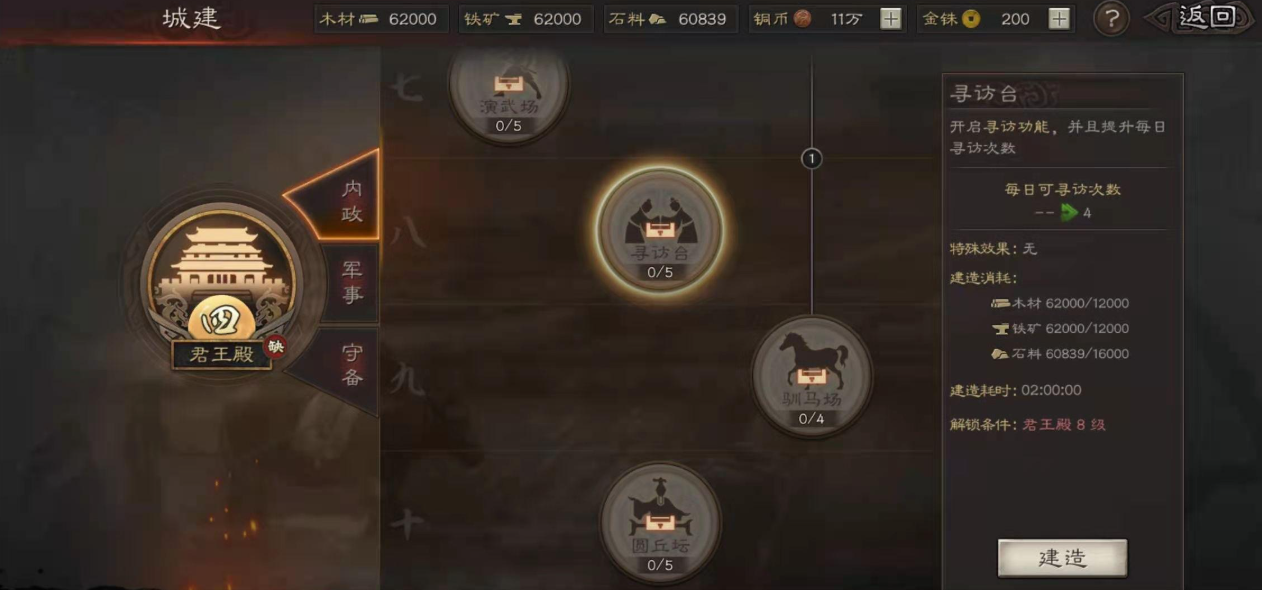 三国志战略版如何寻访到许褚