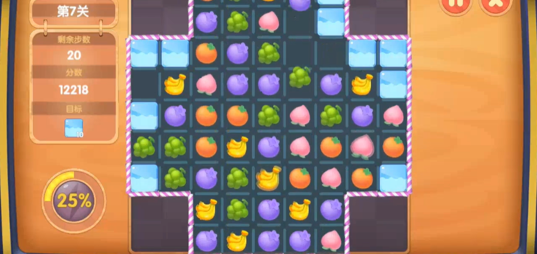 摩尔庄园消消乐第七关怎么过