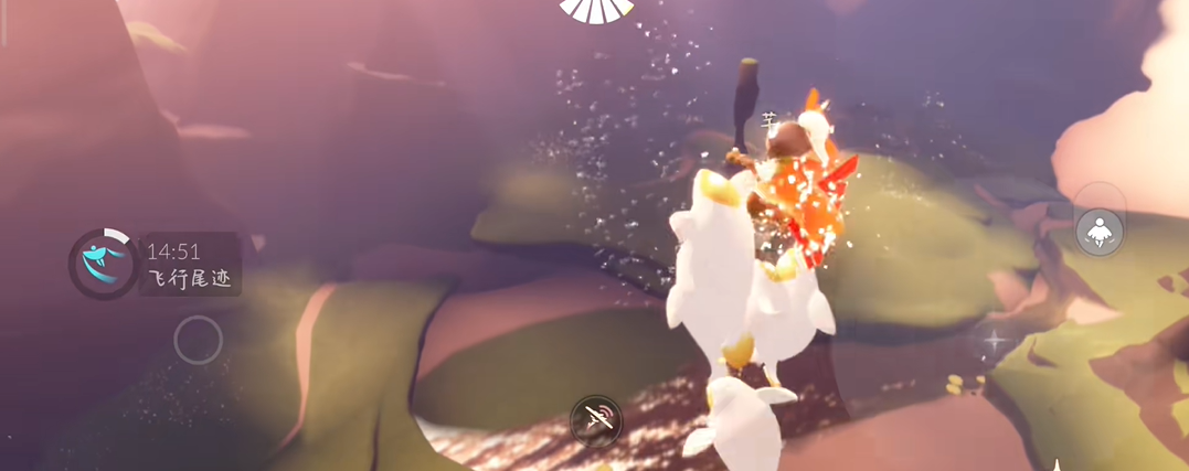 光遇怎么双人往下飞