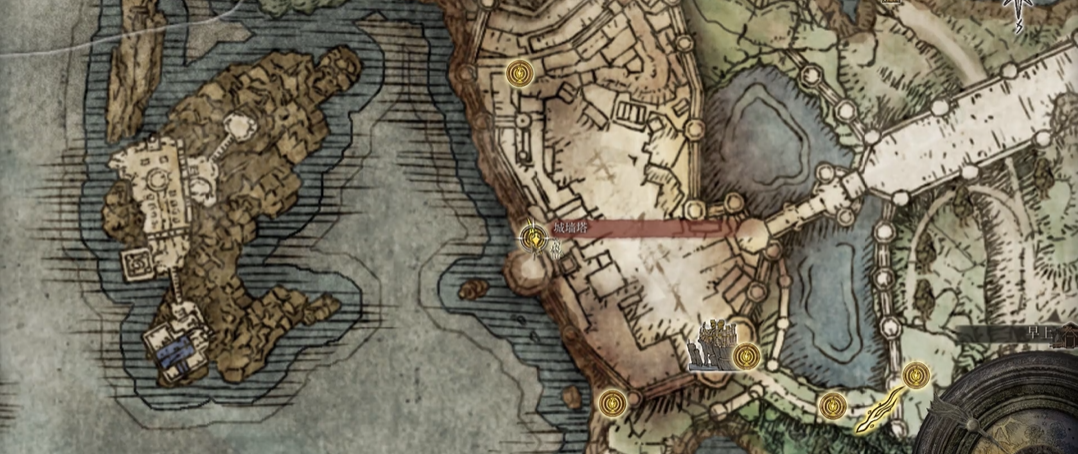 艾尔登法环城墙塔之后往哪走