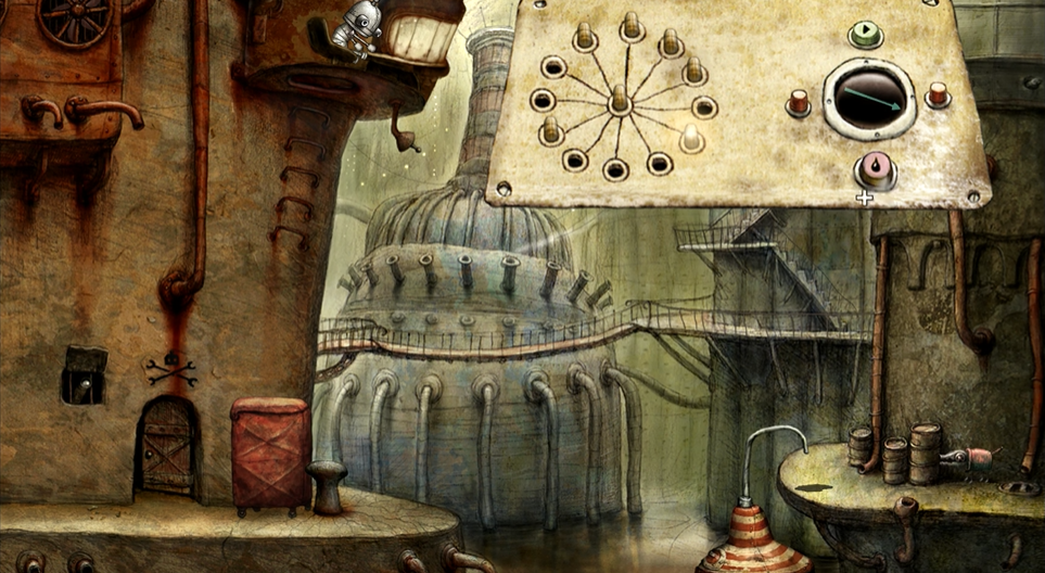 机械迷城怎么用枪抓到老鼠