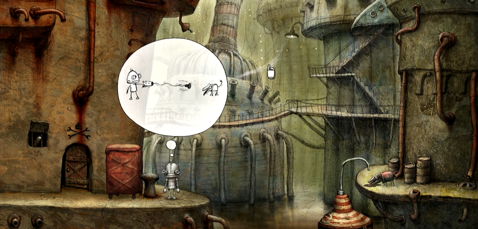 机械迷城怎么用枪抓到老鼠