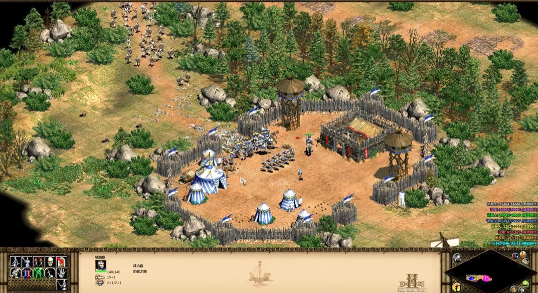 帝国时代2四面楚歌怎么玩