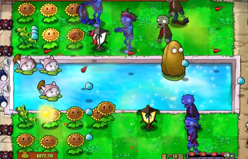 植物大战僵尸里的僵尸快跑怎么过