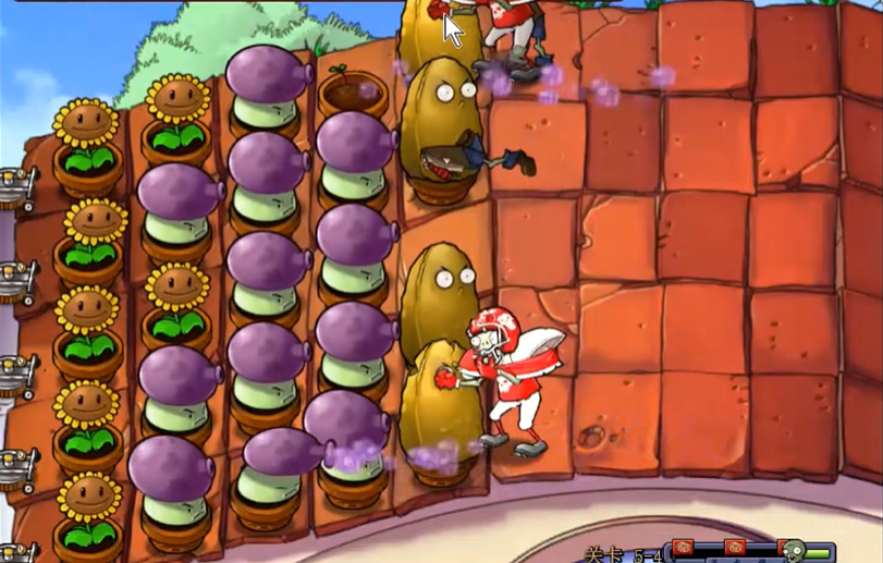 植物大战僵尸95版5-4关怎么打