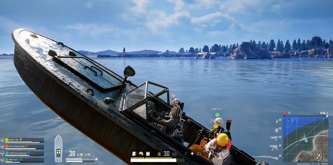 绝地求生如何开快艇