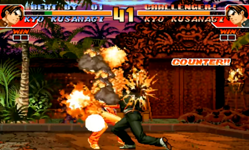 拳皇97怎么打草薙京