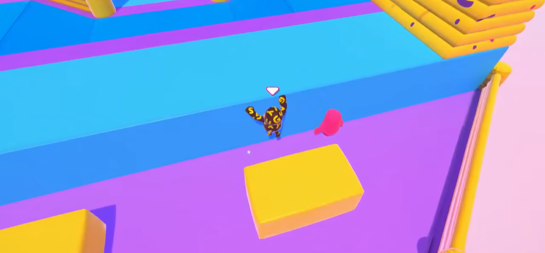 糖豆人趴在墙上怎么上去