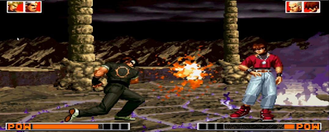 拳皇97草稚京远程火焰怎么放