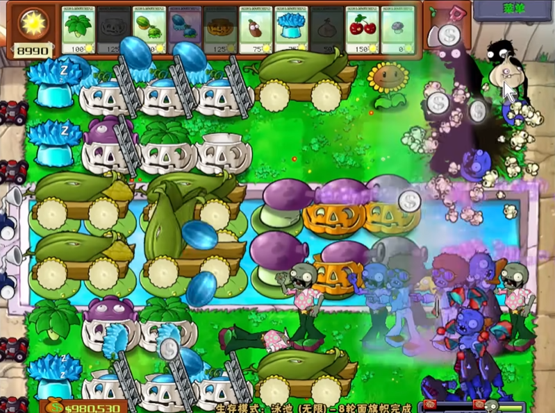 植物大战僵尸无尽怎么架梯子 植物大战僵尸无尽怎么架梯子