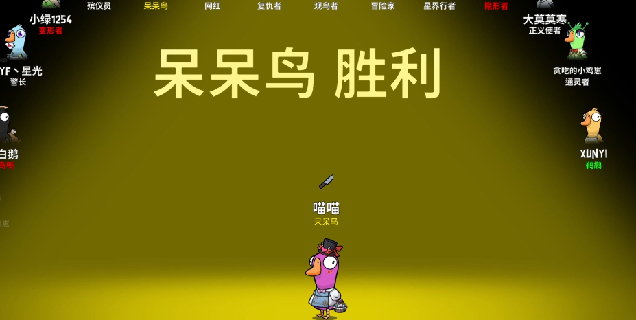 鹅鸭杀黑天鹅有什么角色