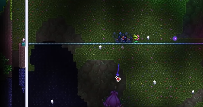 泰拉瑞亚恶魔祭坛怎么拿下来