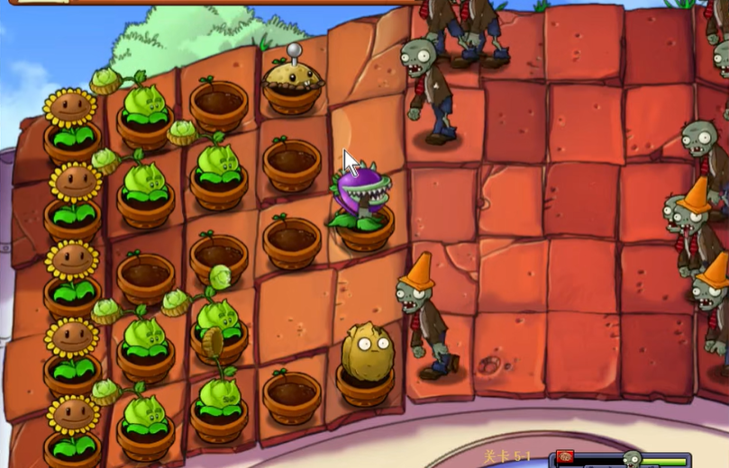 植物大战僵尸95版5-1关怎么过 植物大战僵尸95版5-1关怎么过
