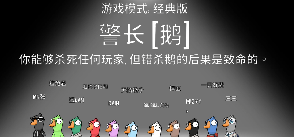 鹅鸭杀地下室有什么职业 鹅鸭杀地下室有什么职业