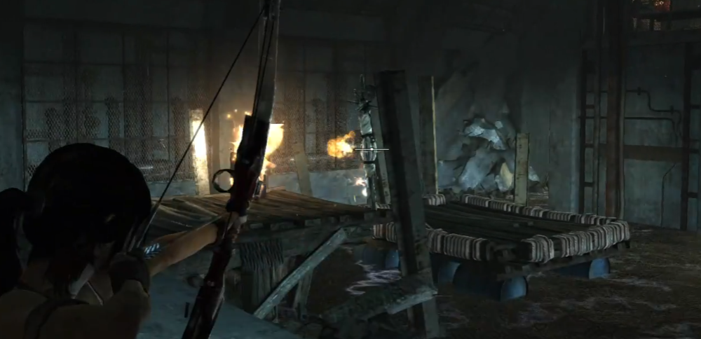 古墓丽影怎么过带电的水