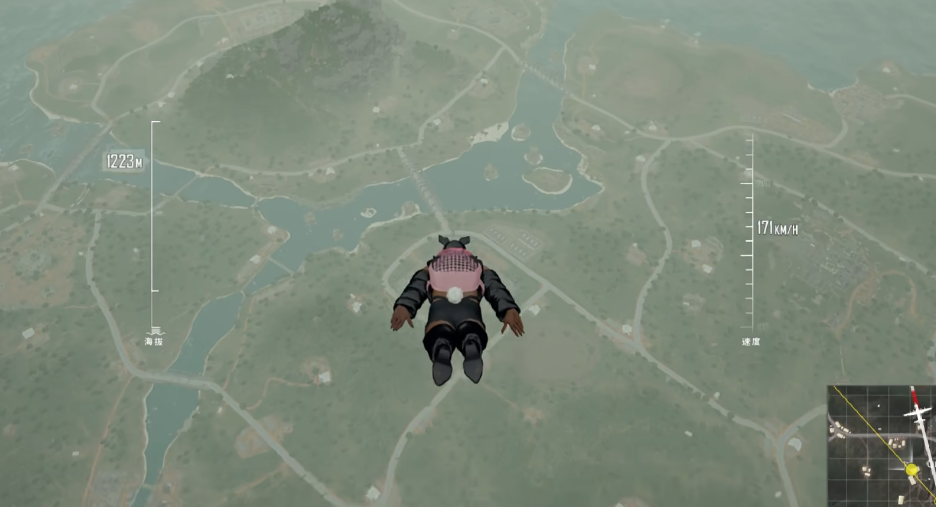 绝地求生跳伞怎么才能跳得高