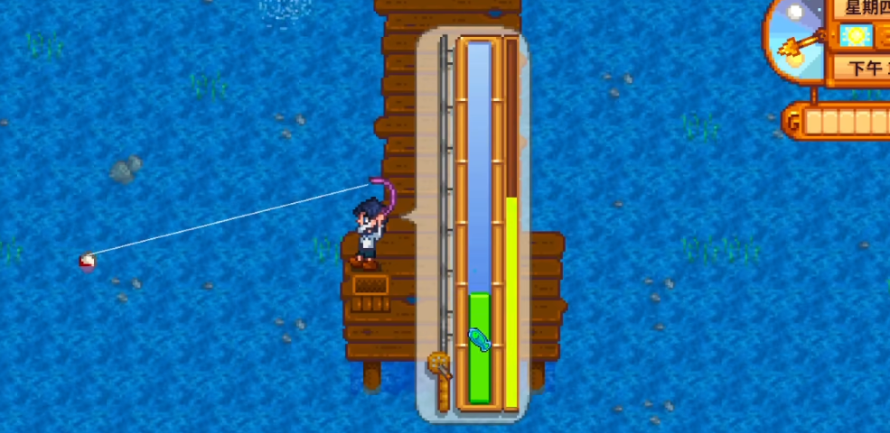 星露谷物语鱼竿装什么钓具