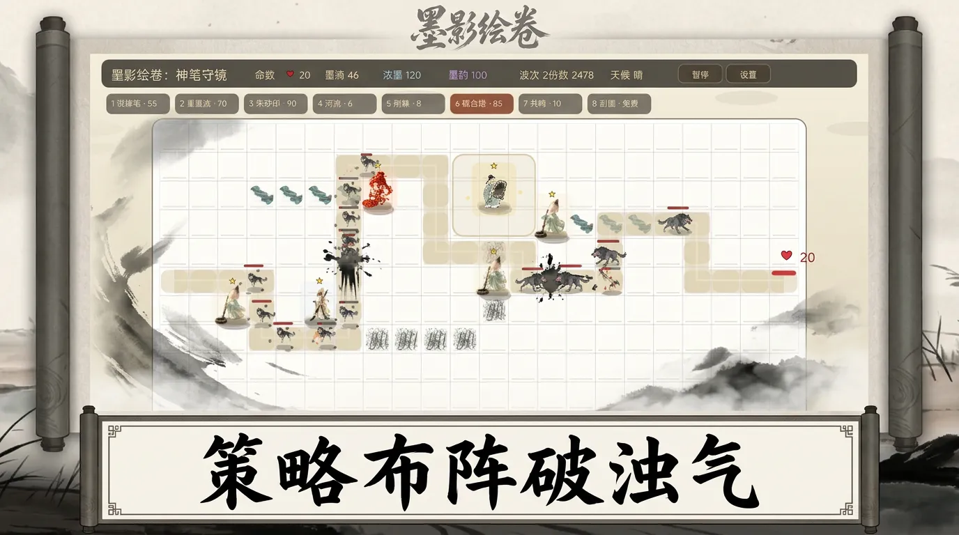墨影绘卷神笔守镜